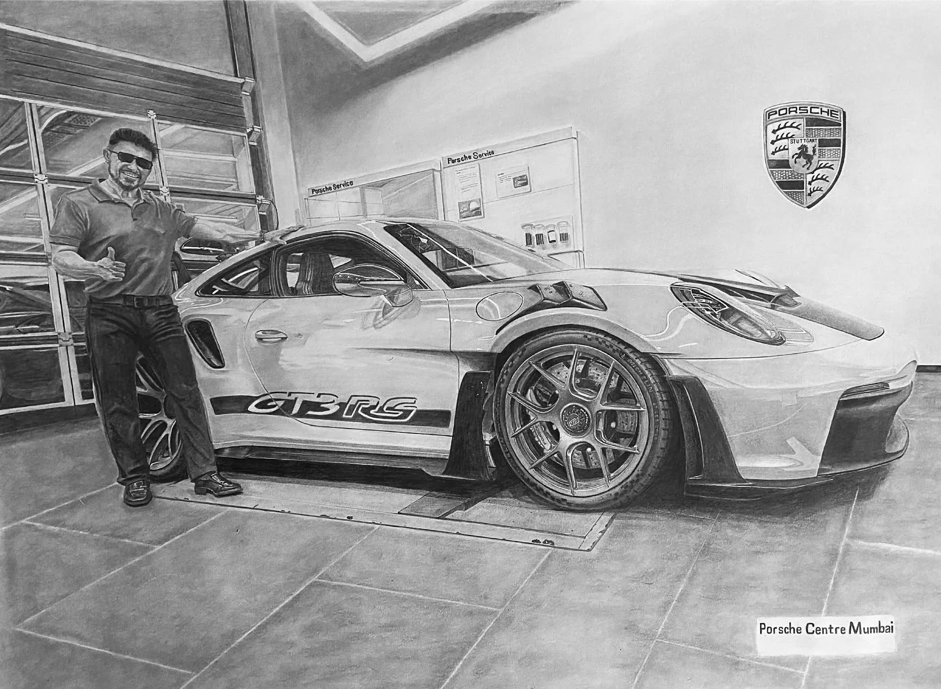 Porsche Sketch 2